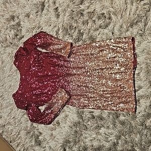 Sequin Mini Dress
